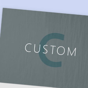 Stylish Customisable Monogram Template Tissue Paper