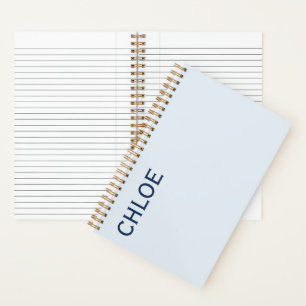 Stylish Customisable Personalised Name Gift Notebook
