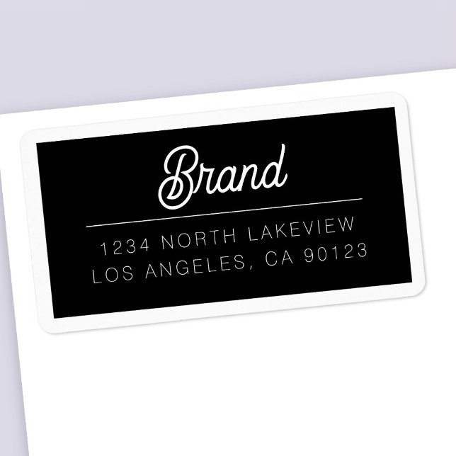 Stylish Customisable Text w/Border Label (Creator Uploaded)