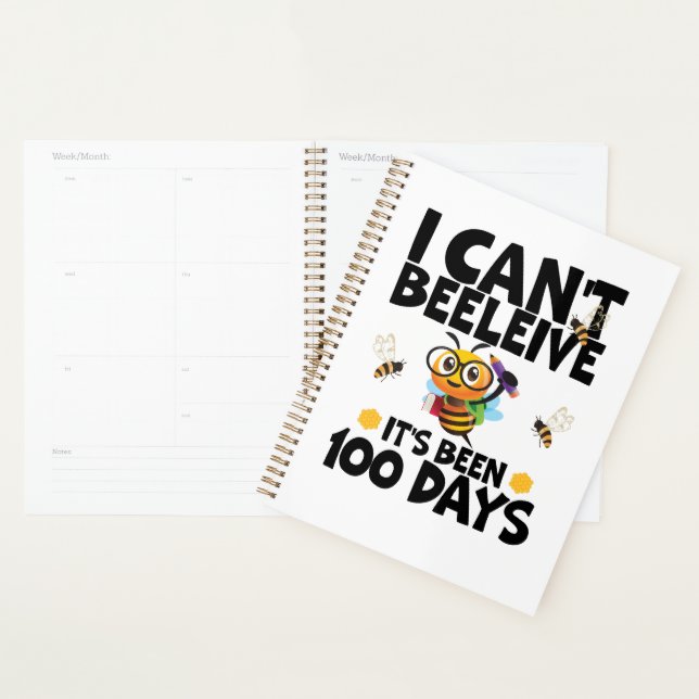 Stylish Customisable Weekly Planner 100 Days (Display)