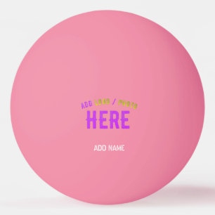 STYLISH CUSTOMIZABLE GLOW IN THE DARK ORANGE BRAND PING PONG BALL