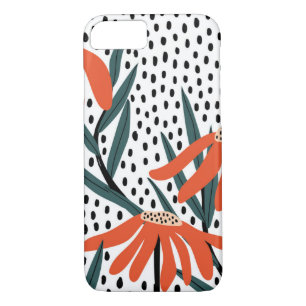 Stylish Daisy Drawn Petals iPhone 8/7 Case
