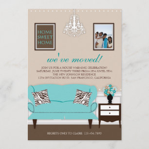 Stylish Decor Housewarming Invite
