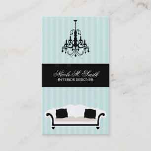 Stylish Decor Interior Designer Business Card