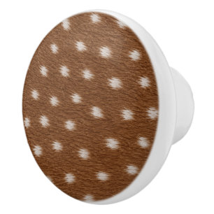 Stylish Deer Pattern Ceramic Drawer Knob Accent