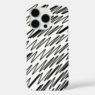 Stylish Design in Black and White iPhone 16 Pro Case