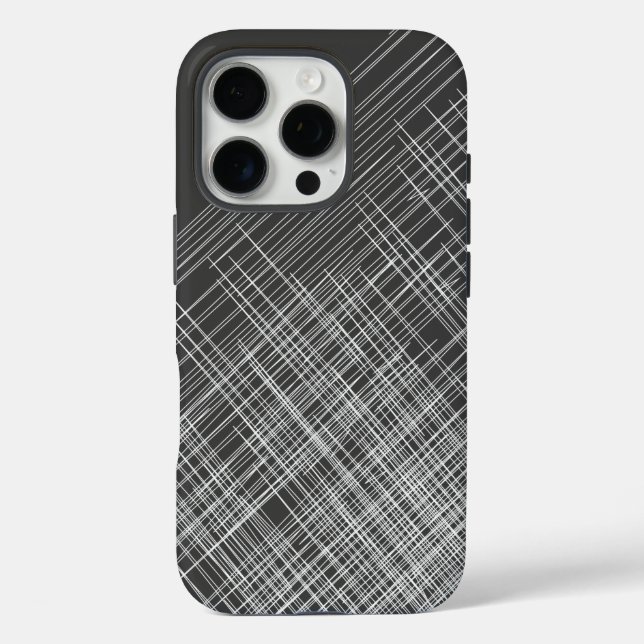 Stylish Design on Dark Grey Case-Mate iPhone Case (Back)
