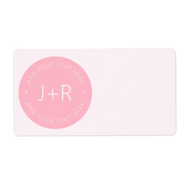 Stylish DIY Couples Monogram & Editable (Front)