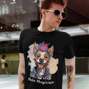 Stylish Dog Gifts for Hairdressers Hair Stylists T-Shirt