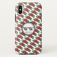 Stylish DOMINICA Flag Monogram Abundant Life