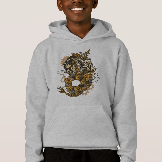 Stylish Dragon, Dragon Steampunk Design (Front)