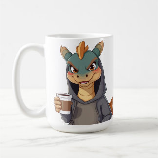 Stylish dragon for coffee lovers! coffee mug