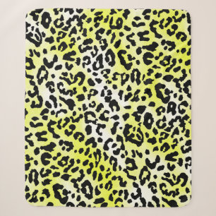 stylish dress pattern design with leopard skin eff sherpa blanket