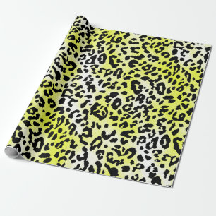 stylish dress pattern design with leopard skin eff wrapping paper