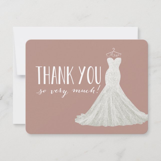 Stylish Dress Taupe | Thank You (Front)