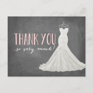 Stylish Dress Thank You Card