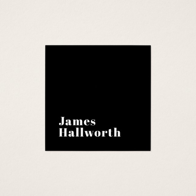 Stylish Editable Retro Modern Name (or other text) (Front)