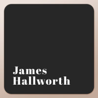 Stylish Editable Retro Modern Name (or other text)
