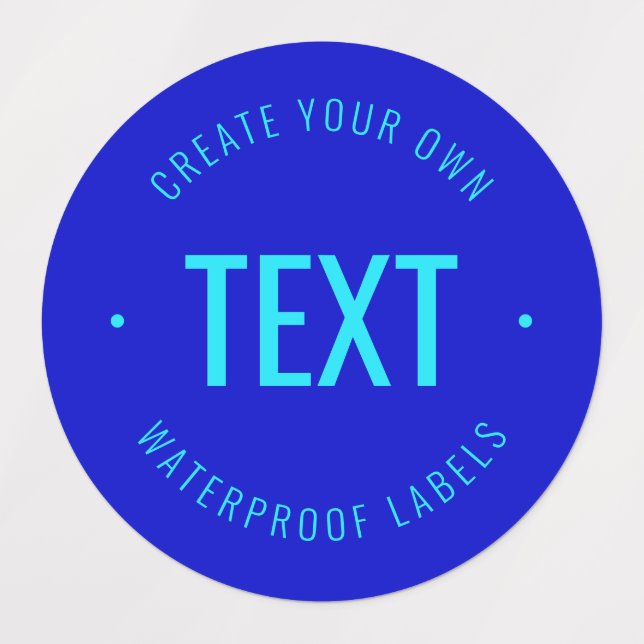 Stylish Editable Text & Colours Waterproof (Design 1)