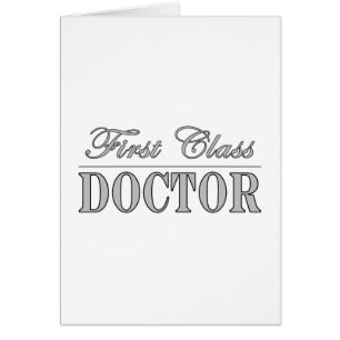 Stylish Elegant Doctors Gifts First Class Doctor
