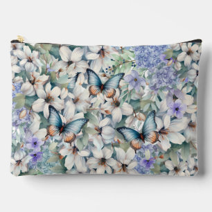 Stylish & Elegant Floral Butterflies Cosmetic Bag