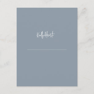 Stylish Elegant Modern Custom Name  Enclosure Card