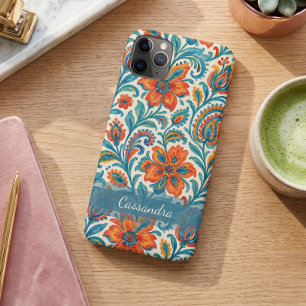 Stylish Ethnic Colourful Paisley Floral Art Patter iPhone 11 Pro Max Case