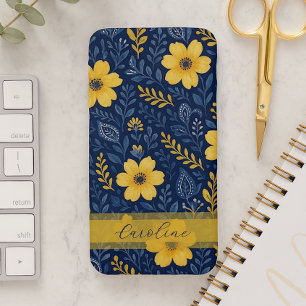 Stylish Ethnic Mediterranean Floral Art Pattern iPhone 16 Pro Max Case