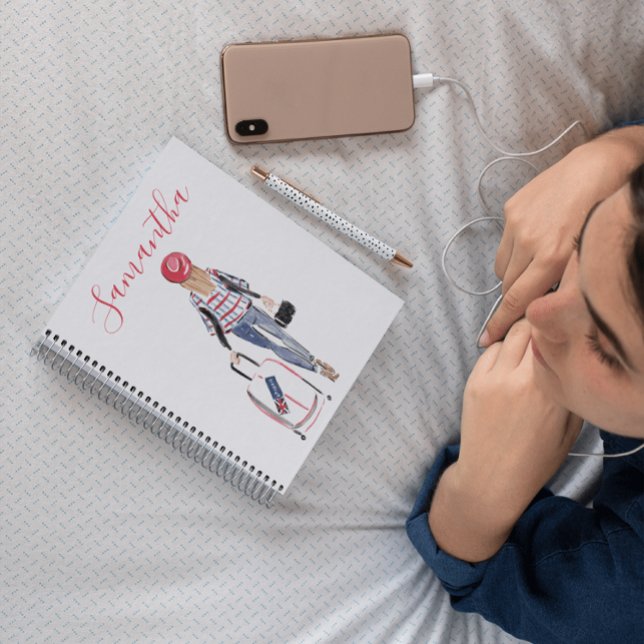 Stylish Fashion London Suitcase Custom Journal (Creator Uploaded)