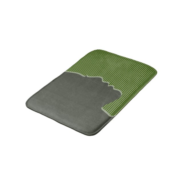 Stylish Female Silhouette Bath Mat (Angled)