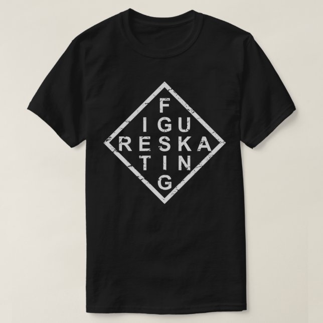 Stylish Figure Skating T-Shirt (Design Front)