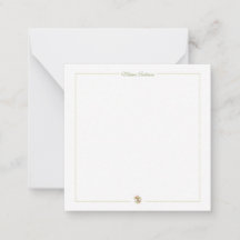 Stylish floral Fleur de Lys Personalised Name