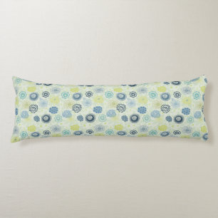 Stylish floral pattern with cute flowers body cushion