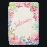 Stylish Floral Watercolor Painting Personalised iPad Pro Cover<br><div class="desc">Stylish Floral Watercolor Painting Personalised iPad Cover</div>