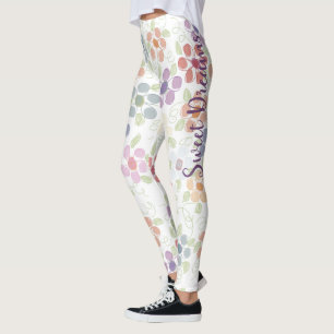 Stylish Flowered Sleepwear Leggings