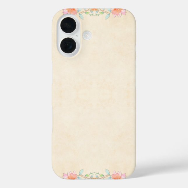 Stylish Flowers Pattern Case-Mate iPhone Case (Back)