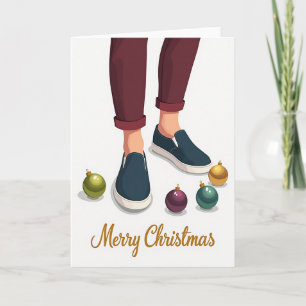 Stylish Footwear Christmas Card
