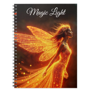 Stylish forest pixie cute fire luminous princess notebook