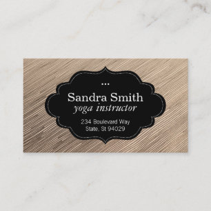 Stylish Frame   Lines Business Card