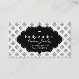 Stylish Frame   Textile Business Card