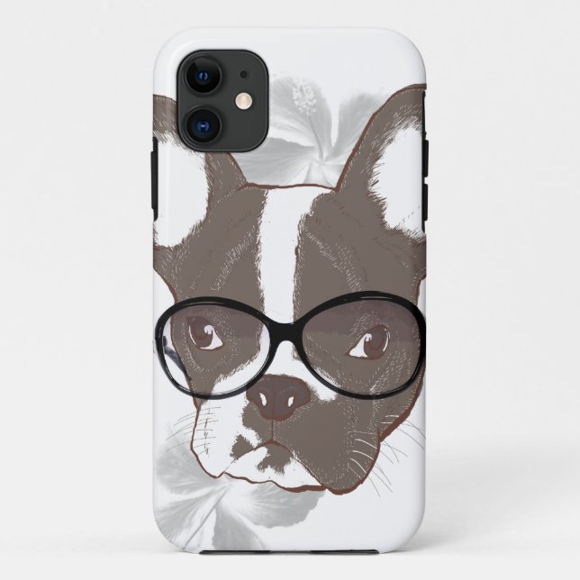 Stylish french bulldog Case-Mate iPhone case (Back)