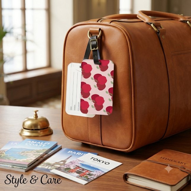 Stylish Fruit-Inspired Apple Luggage Tag (Stylish Fruit-Inspired Apple Luggage Tag)