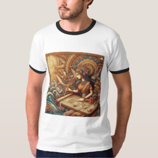 Stylish Full Sleeve Printed Men's T-Shirt - Casual