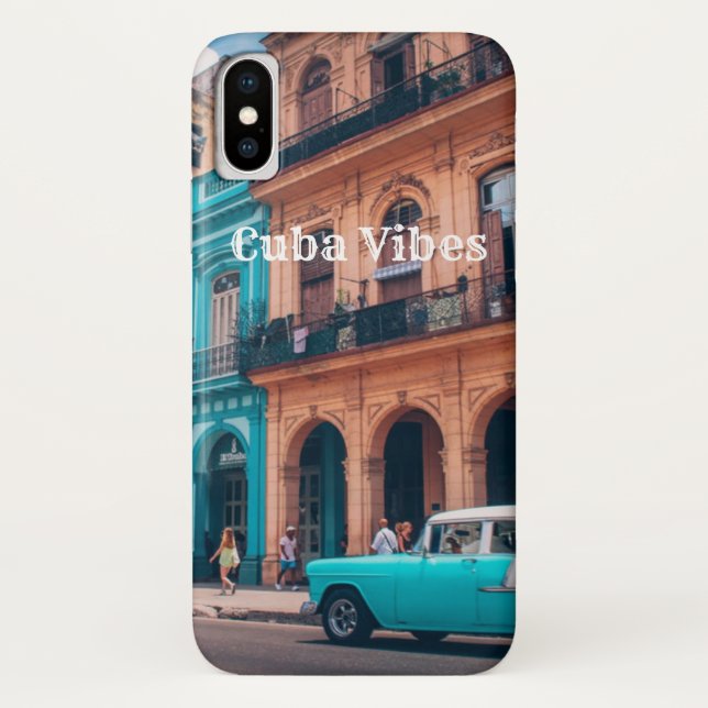 Stylish Fun Cuba Holiday Case-Mate iPhone Case (Back)