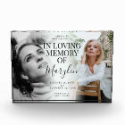 Stylish Funeral Memorial Before & After Glass 