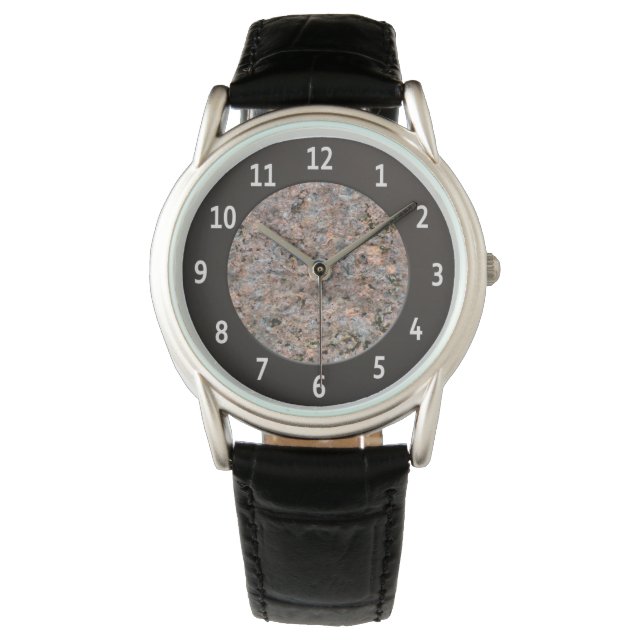 Stylish Geology Rock Texture Watch (Front)