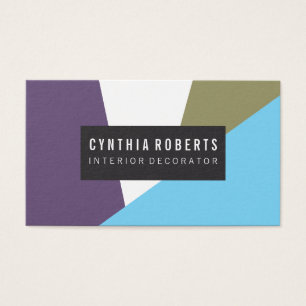 Stylish Geometric Colour Blocks
