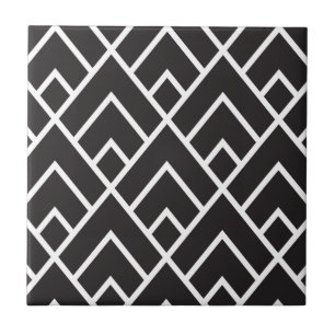 Stylish Geometric Diamond Grid Pattern Tile