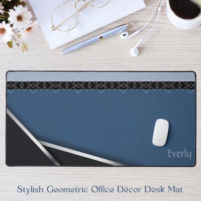 Stylish Geometric Office Décor Desk Mat Mouse Pad (Stylish Geometric Office Décor Desk Mat Mouse Pad)