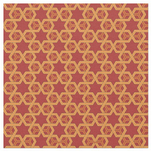 Stylish geometric ornament fabric